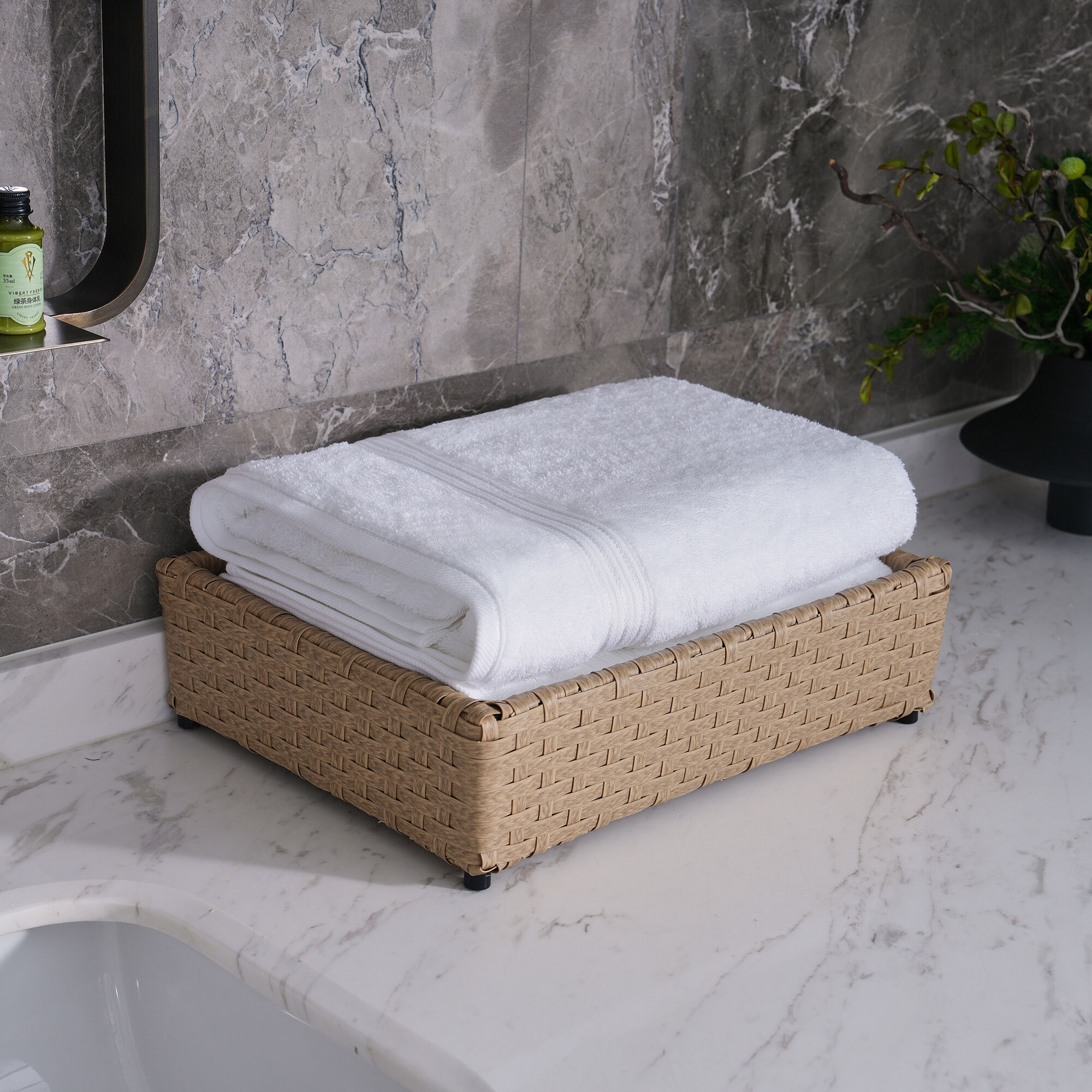 Luxury Hotel Bath Towels 100% Cotton 16S Thick Hotel Towels with Bright Silk Bubble Satin Border
