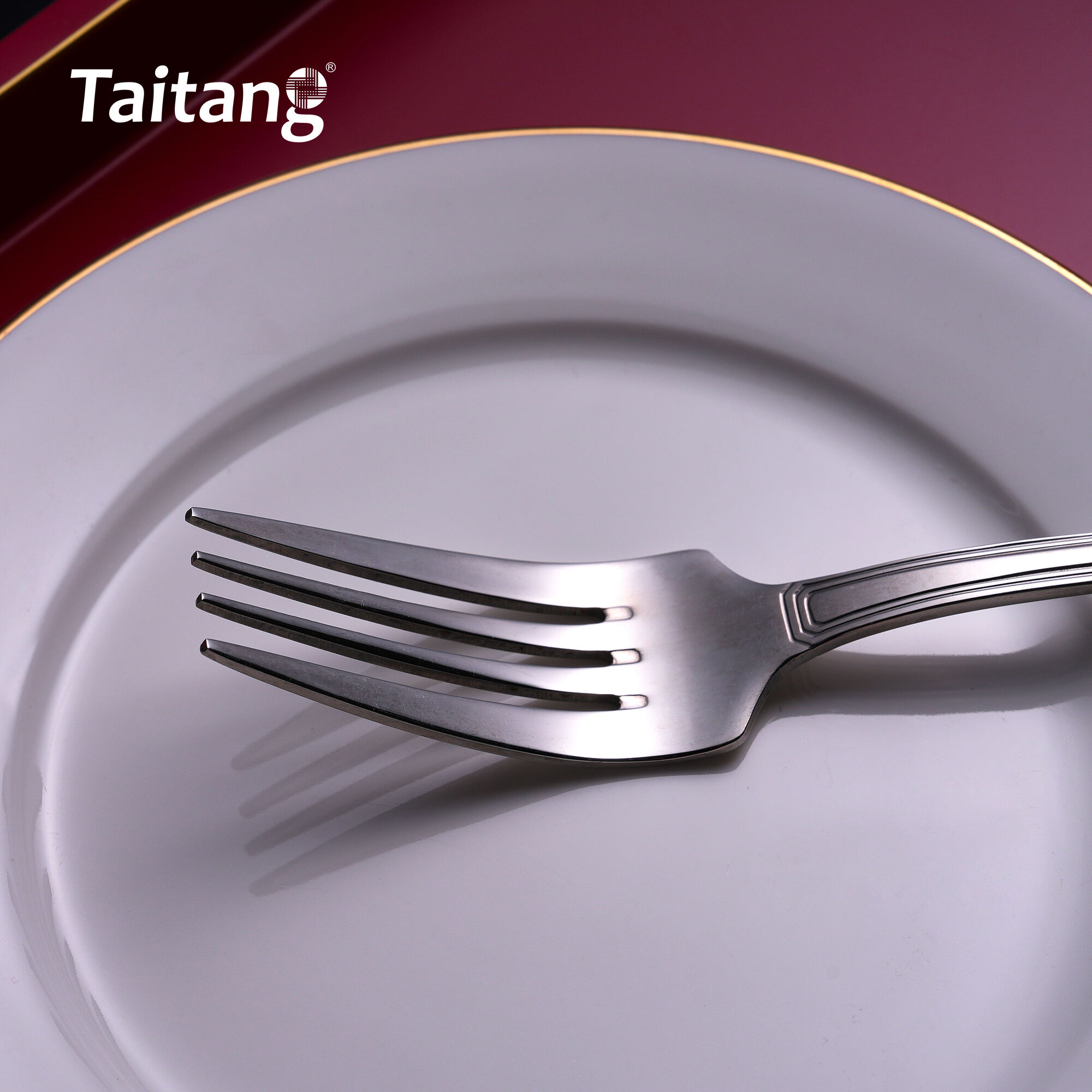 Geometric Restaurant Cutlery Set Premium Tiered-Edge Hotel Flatware Luxury Services Cutlery Steel Collection