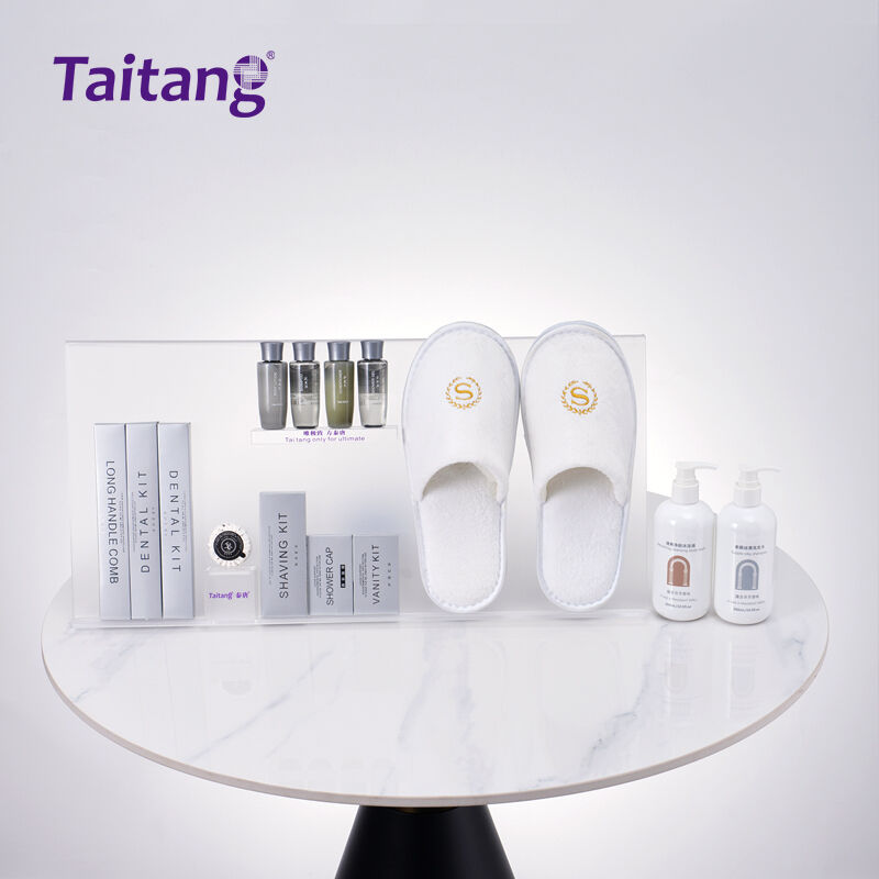 Silver-Foil Hotel Amenities Collection Modern Business Guest Supplies Taitang B2B Wholesale