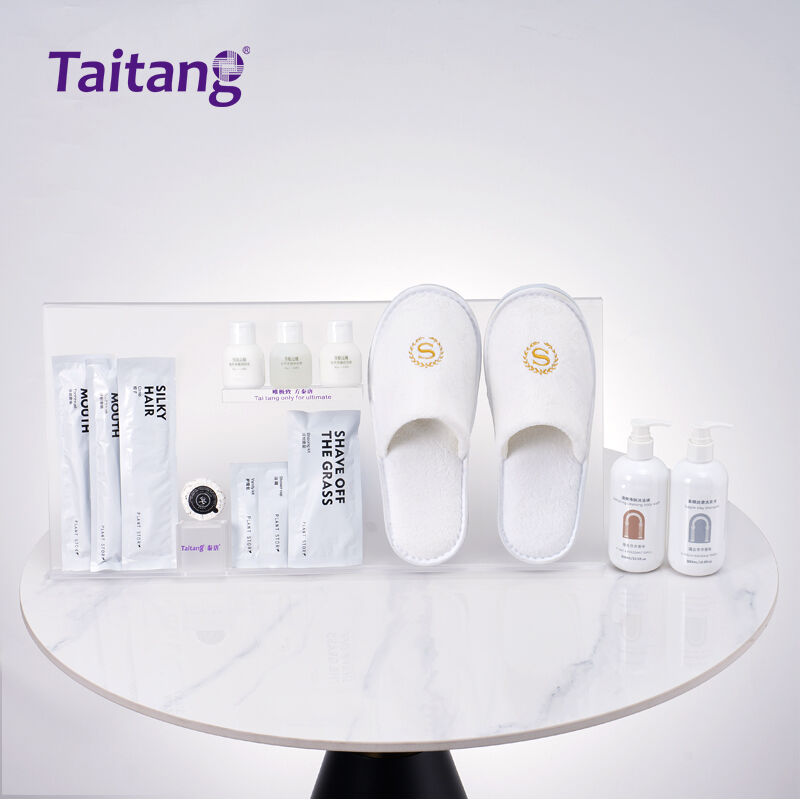 Minimalist White Hotel Amenity Collection Premium Eco-Friendly Bathroom Supplies by Taitang