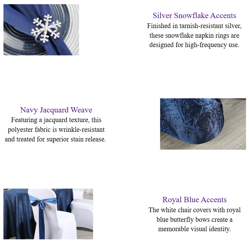Deep Blue Polyester Banquet Tablecloth & Royal Blue Bow Set Commercial Hotel Catering Supplies.png