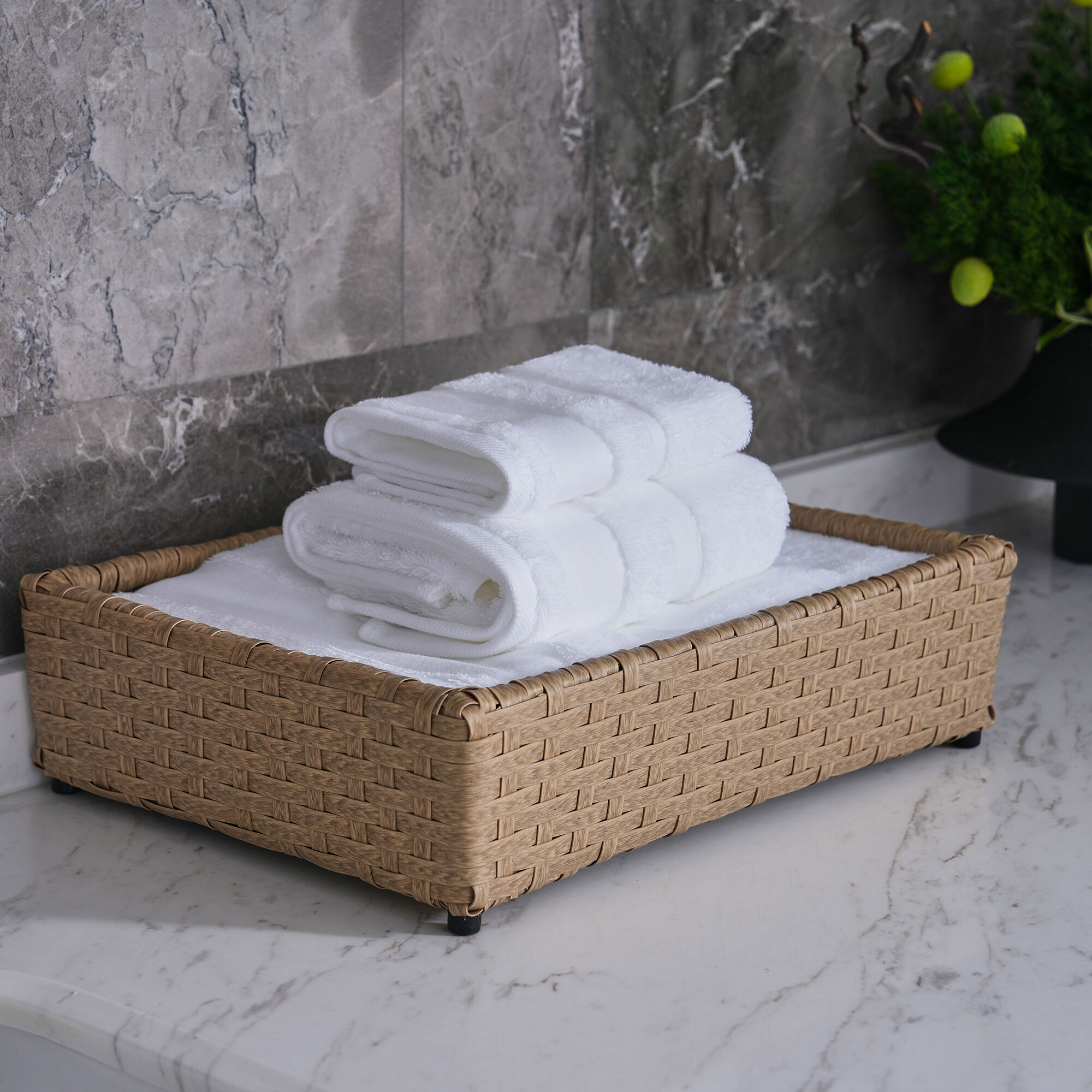 Hotel Luxury Towels 16S Spiral Cotton Bath Towel Sets with Platinum Satin Twill Border