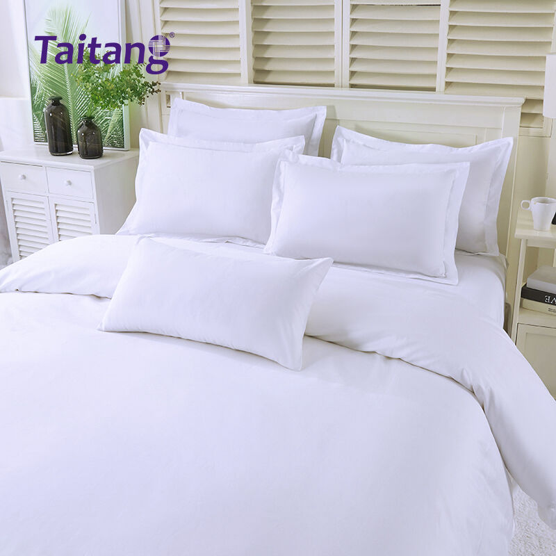 Set Perlengkapan Tempat Tidur Hotel Mewah—Katun Sateen 300 Thread Count, Grosir Seprai Hotel & Sarung Selimut untuk Kamar Tamu Bintang Lima