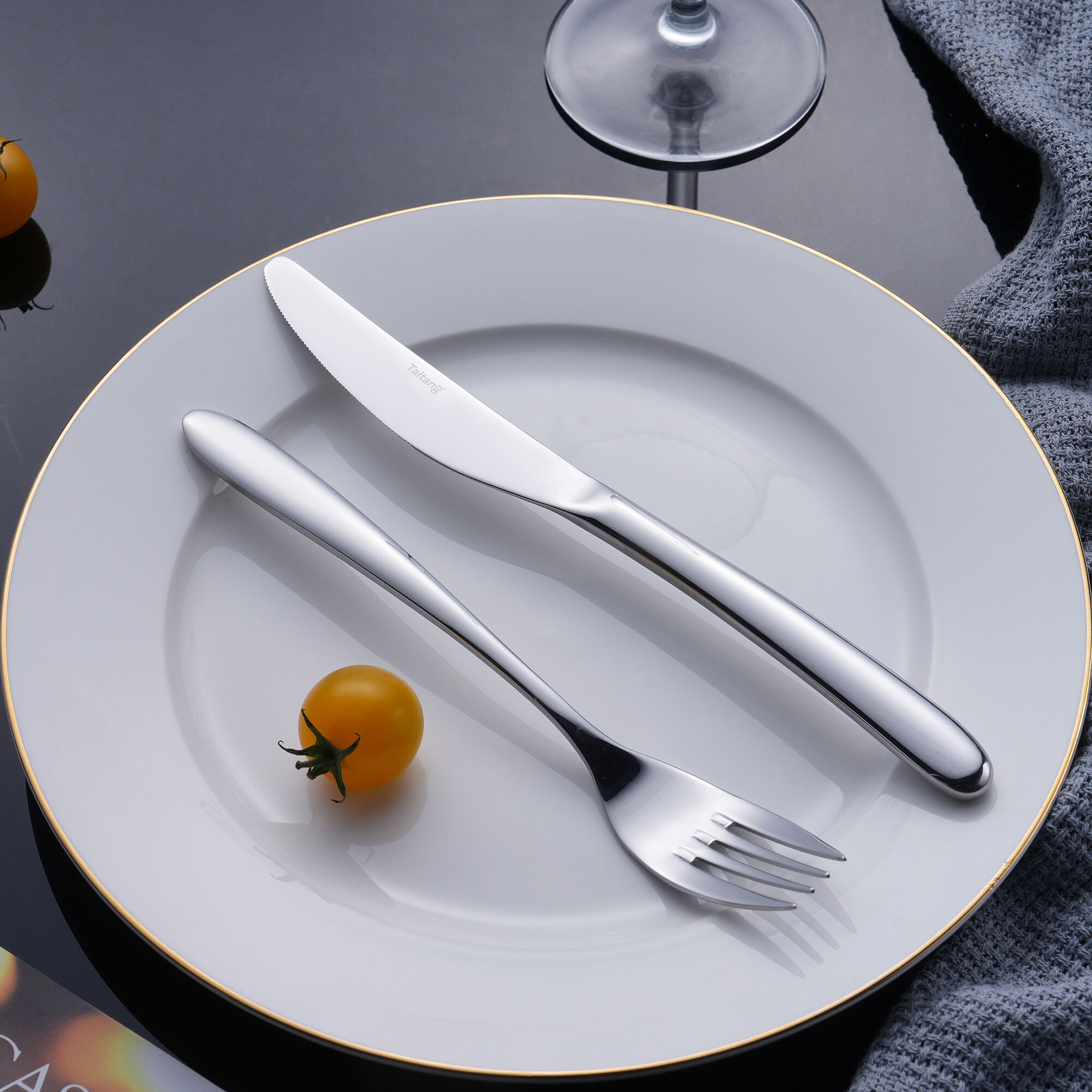 Minimalist Restaurant Cutlery Set 201 Steel Cutlery Table Accessories & Serving Cutlery Set for Hotels, Banquets