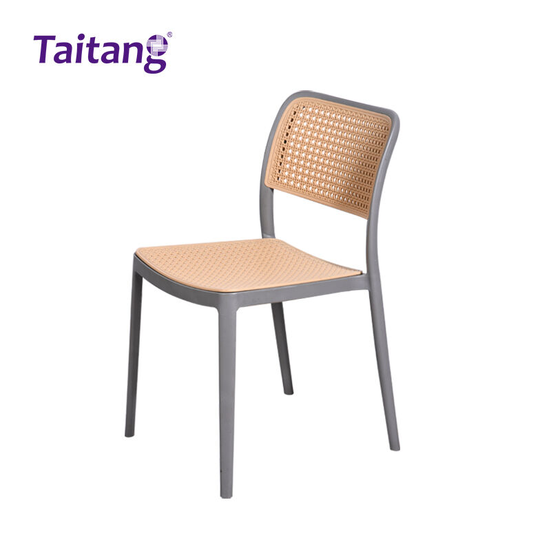 כיסא לאוכל חוץ מסחרי, מודרני, מעור דומה לרטן, מפלסטיק, לטרסות בתי מלון וрестורנטים