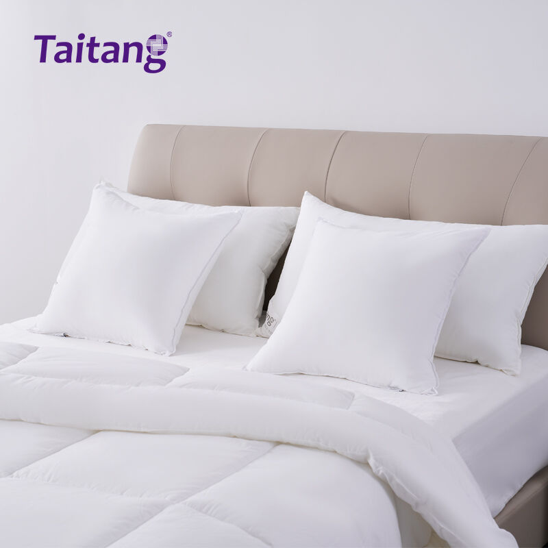 Luxury Hotel Throw Pillow Insert 900g High-Resilience Peach Skin Decorative Cushion
