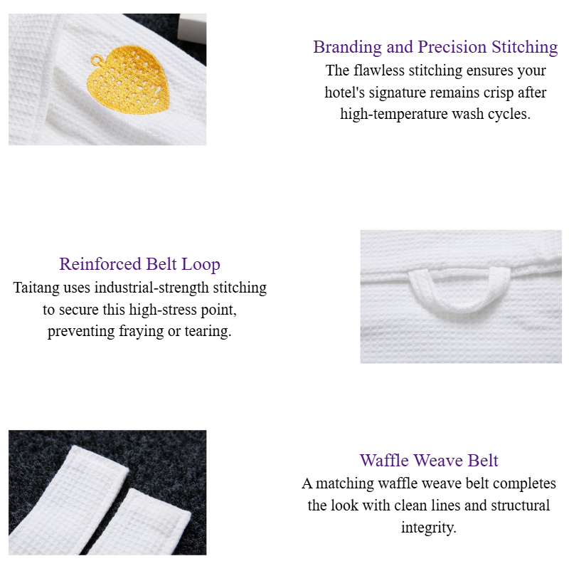 Lightweight Small Waffle Hotel Bathrobe Quick-Dry Kimono Style Wholesale Luxury Hotel Linen Supplier.png