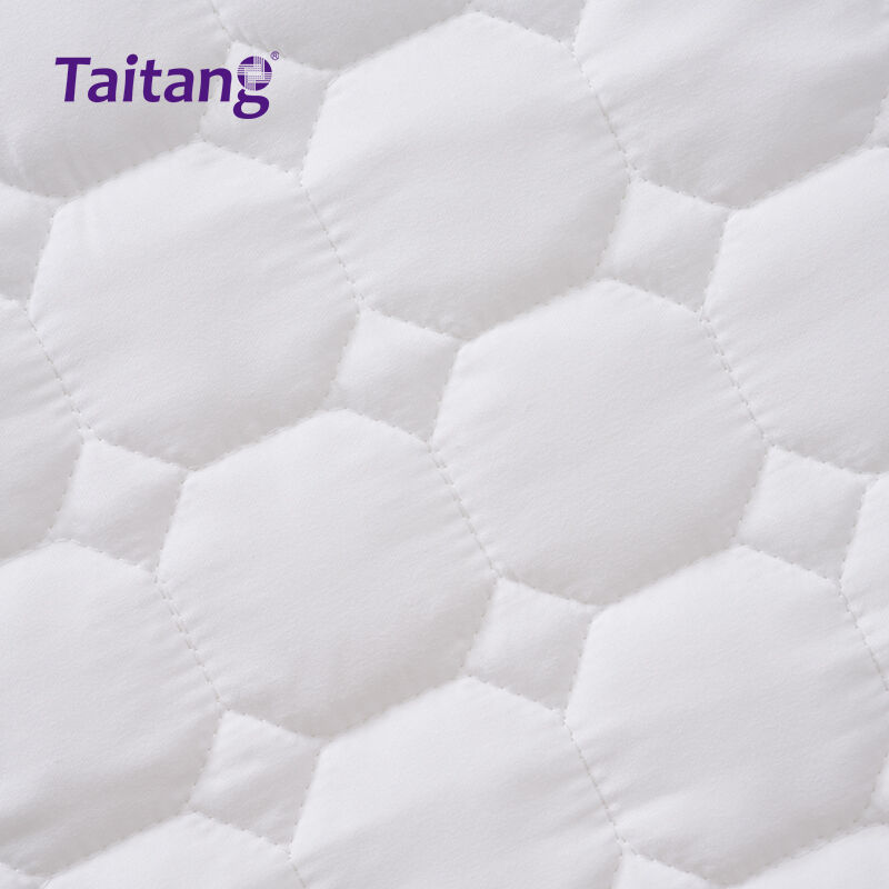 Waterproof Hotel Mattress Protector 2000# Quilted Brushed Fabric Mattress Pad for Luxury Hospitality