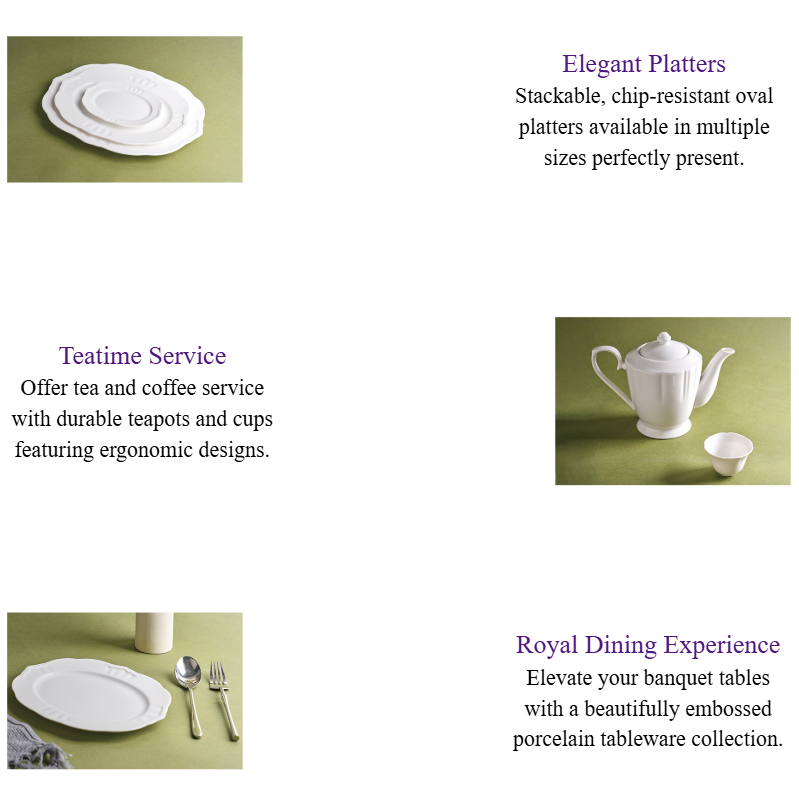 Crown Porcelain Tableware Set Elegant White Ceramic Dinnerware Set for Luxury Hotels & Fine Dining.png