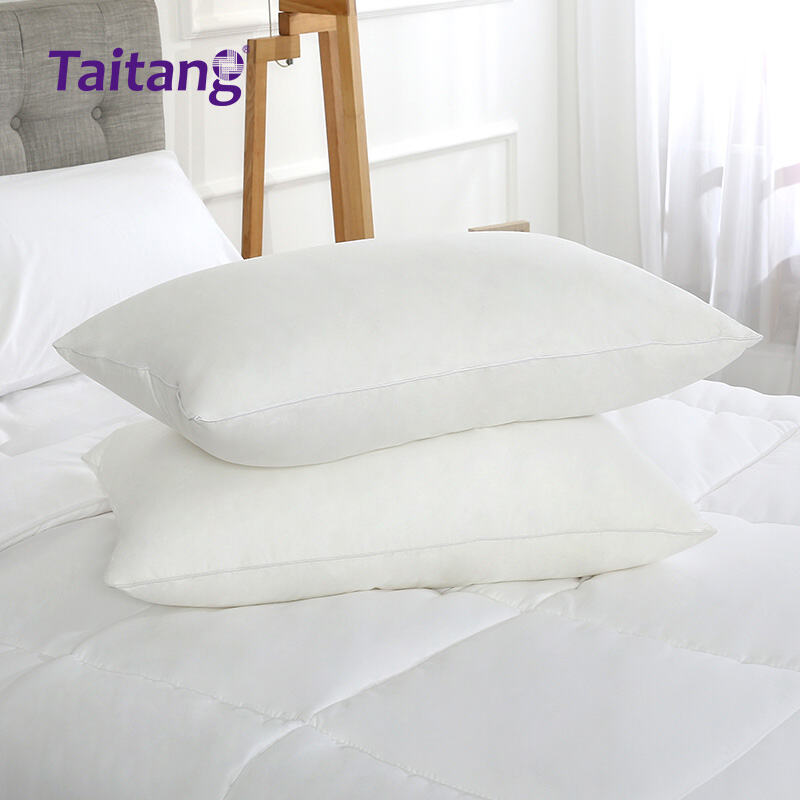 Wholesale Hotel Pillows 1200g Microfiber Pillow for Hotel Suites Commercial Use