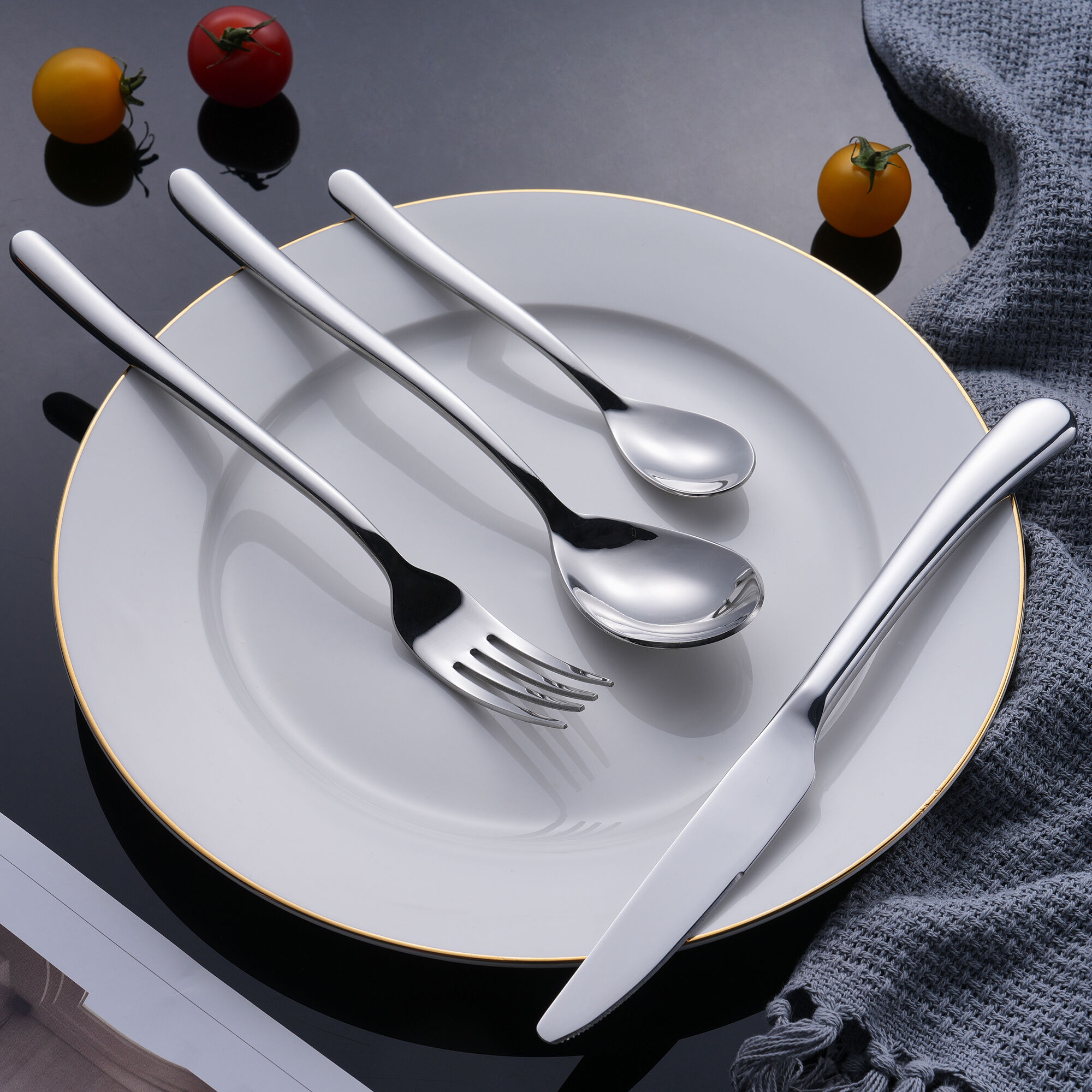 Luxury Restaurant Cutlery Set Premium Stainless Steel Commercial Flatware for Elite Hotels & Fine Dining