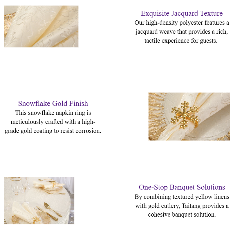 Round Banquet Tablecloth & Gold Napkin Set Heavy-Duty Polyester Hotel Linen Supplier.png