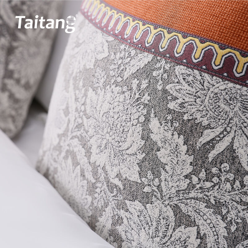 Boutique Floral Hotel Bed Runner & Decorative Pillow Set Premium Hospitality Linen Wholesale