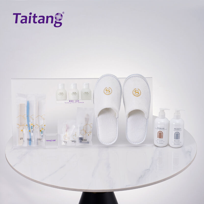 Premium Eco-Friendly Hotel Amenity Set with Transparent Packaging Hotel Bathroom Supplies by Taitang