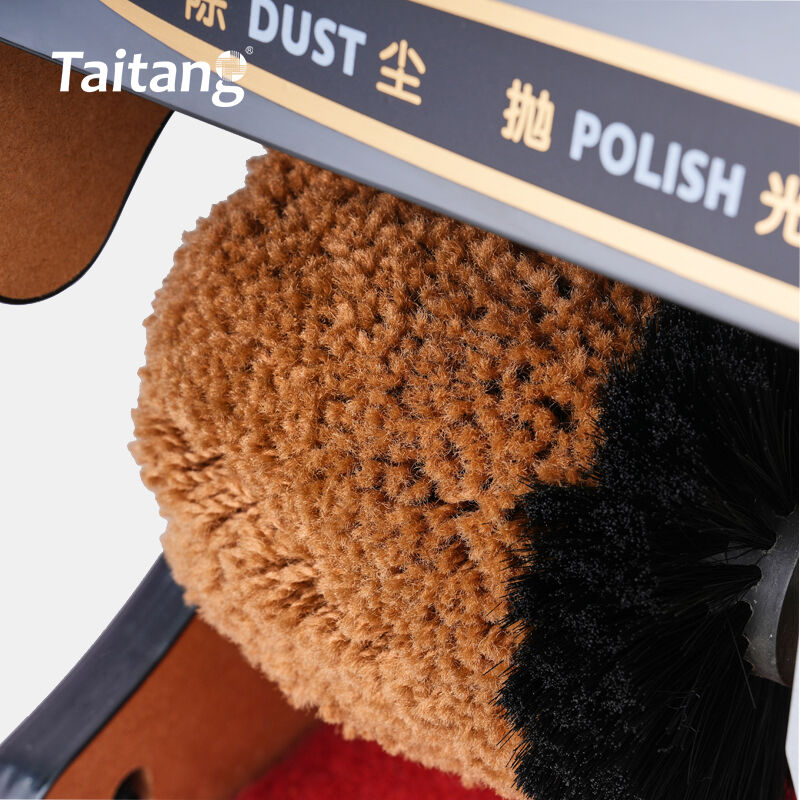 Professional Automatic Shoe Polisher Machine Stainless Steel & Wood Electric Shoe Shiner for Hotel Lobbies