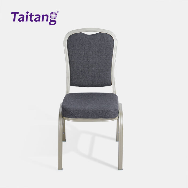 Aluminum Stackable Banquet Chair - 1.8mm Thick Frame & 7cm Plush Seat for Conference & Event