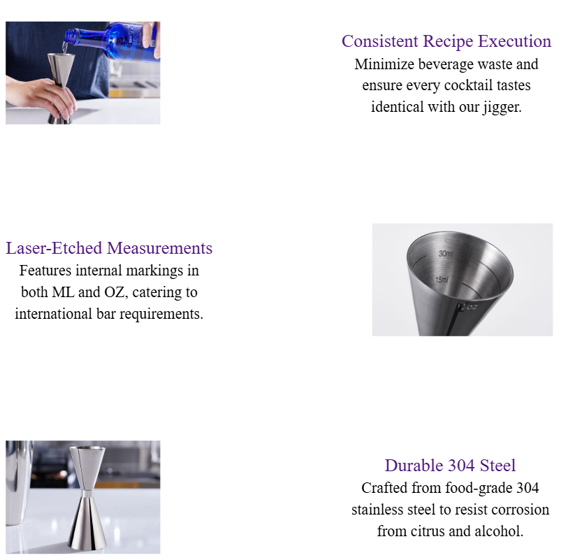 Stainless Steel Cocktail Jigger Bar Measuring Tool with Dual ML OZ Scales for High-End Hotel Bars & Lounges.png