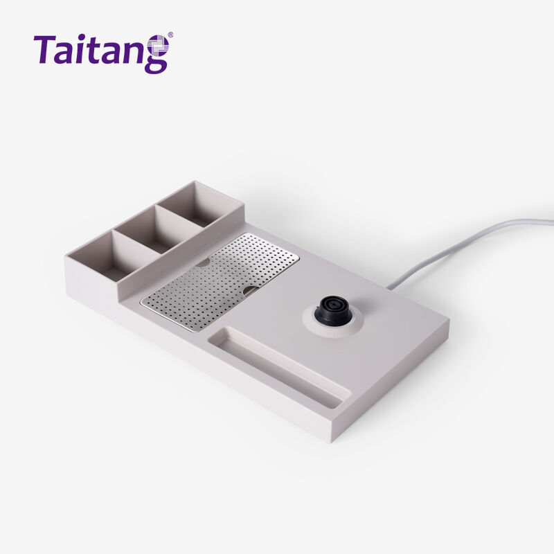 Premium ABS Hotel Kettle Welcome Tray Khaki Integrated Guest Room Solution for Luxury Hospitality