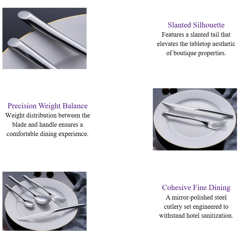 Geometric Bevel-Cut Restaurant Cutlery Set Premium Modern Steel Flatware for Luxury Boutique Hospitality Sourcing.png