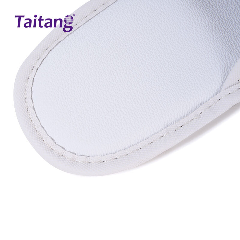 Eco-Friendly Leather Hotel Slippers Non-Slip Waterproof Disposable Slippers for Luxury Hospitality