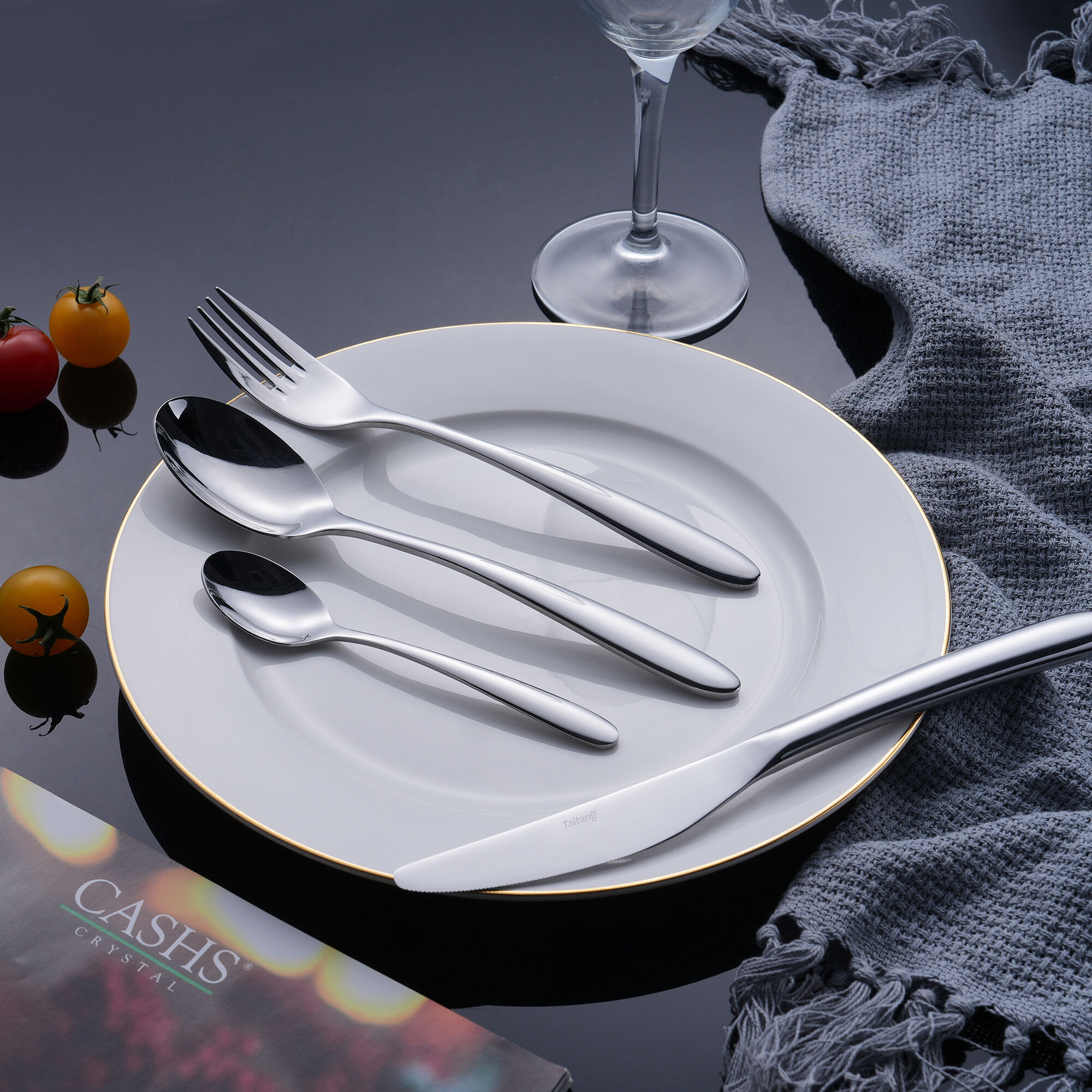 Minimalist Restaurant Cutlery Set 201 Steel Cutlery Table Accessories & Serving Cutlery Set for Hotels, Banquets