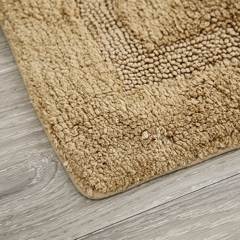 Hotel Bath Mat Wholesale 550g Heavyweight Hotel Bathroom Mats Embossed Double-Border