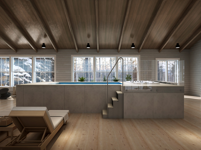 Модулният басейн е водонепроницаем за вътрешна употреба?