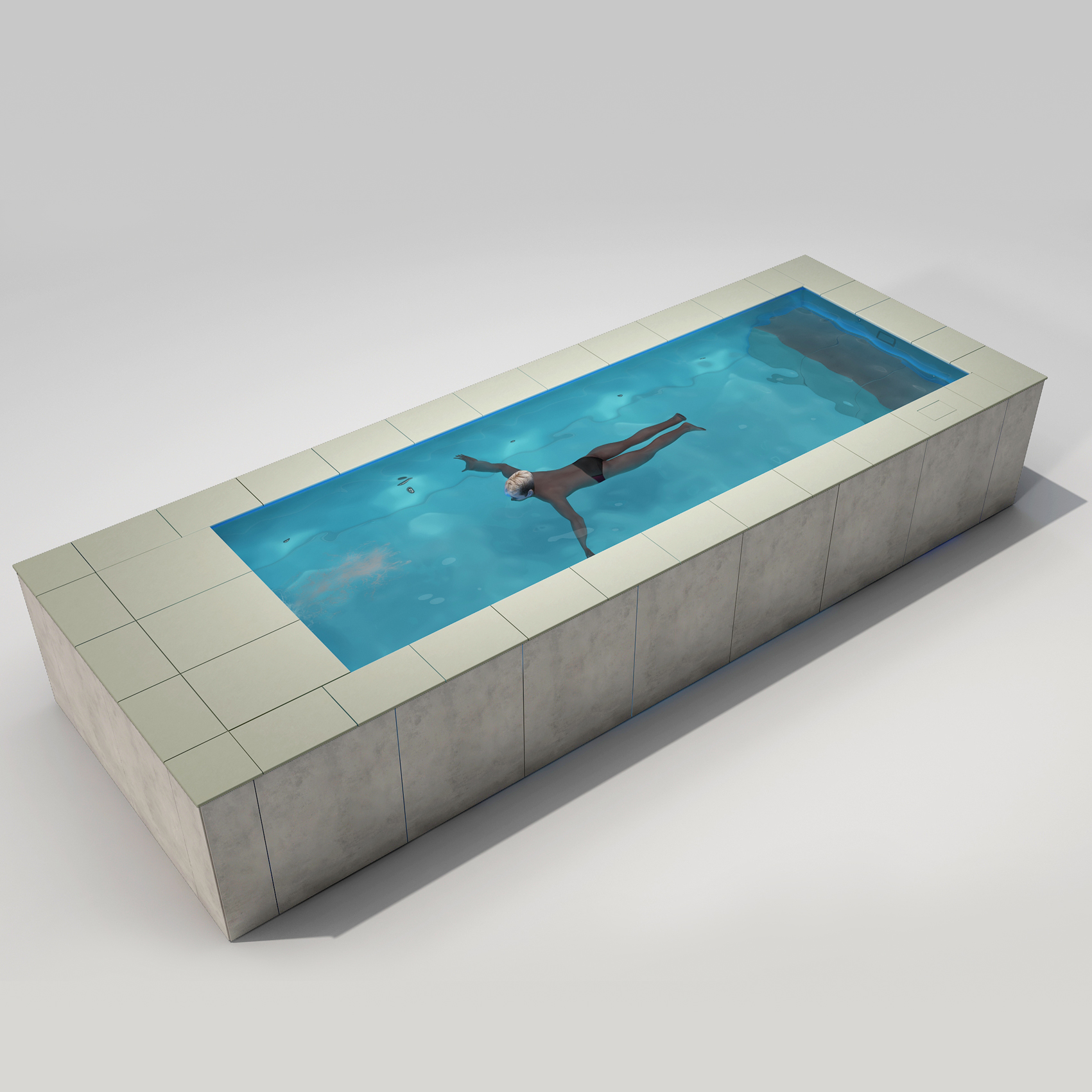 Can an endless pool swimming machine improve stroke technique