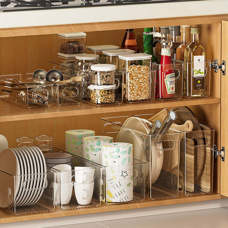 recipiente de cozinha plástico transparente sem tampa e com alça — sucesso de vendas! Em 2025, o volume global de vendas ultrapassou 180 milhões: alimentos à vista e ao alcance