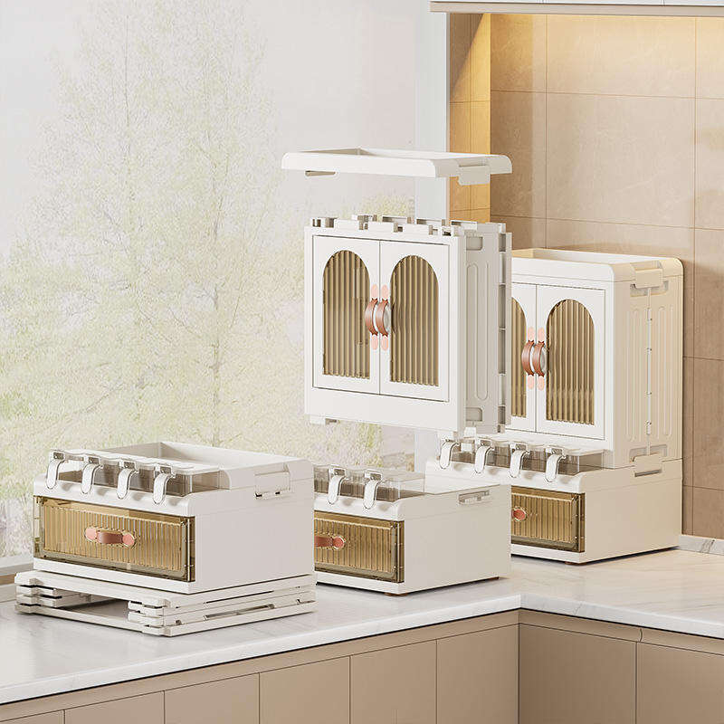 em 2025, a demanda por armários de cozinha plásticos empilháveis e dobráveis crescerá em 118%! 83% das compras são feitas por famílias numerosas da América do Norte, e soluções modulares de grande capacidade estão se tornando uma tendência