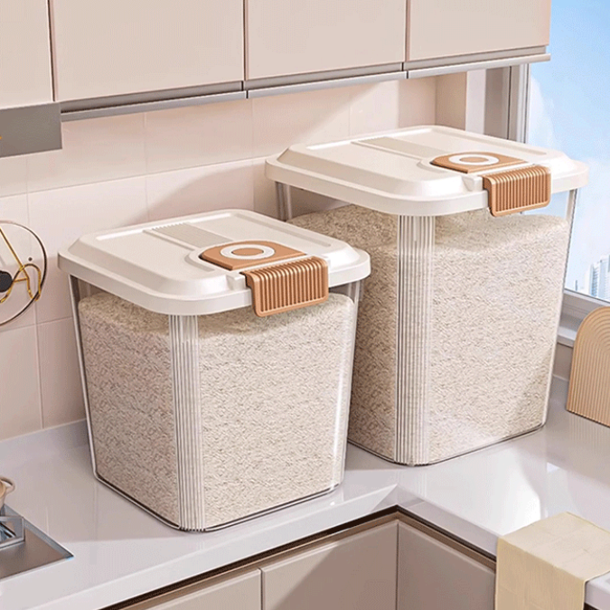 em 2025, a demanda por recipientes plásticos para arroz com proteção contra insetos aumentará em 45%! Regiões úmidas do Sudeste Asiático estão se tornando o principal mercado de sistemas de armazenamento plásticos de cozinha de grande volume 