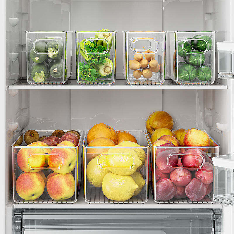 design japonês e coreano em alta! Em 2025, a exportação de caixas estreitas e transparentes para armazenamento cresceu 123%, e soluções de armazenamento plásticas de grande capacidade para cozinha estão transformando completamente cozinhas pequenas