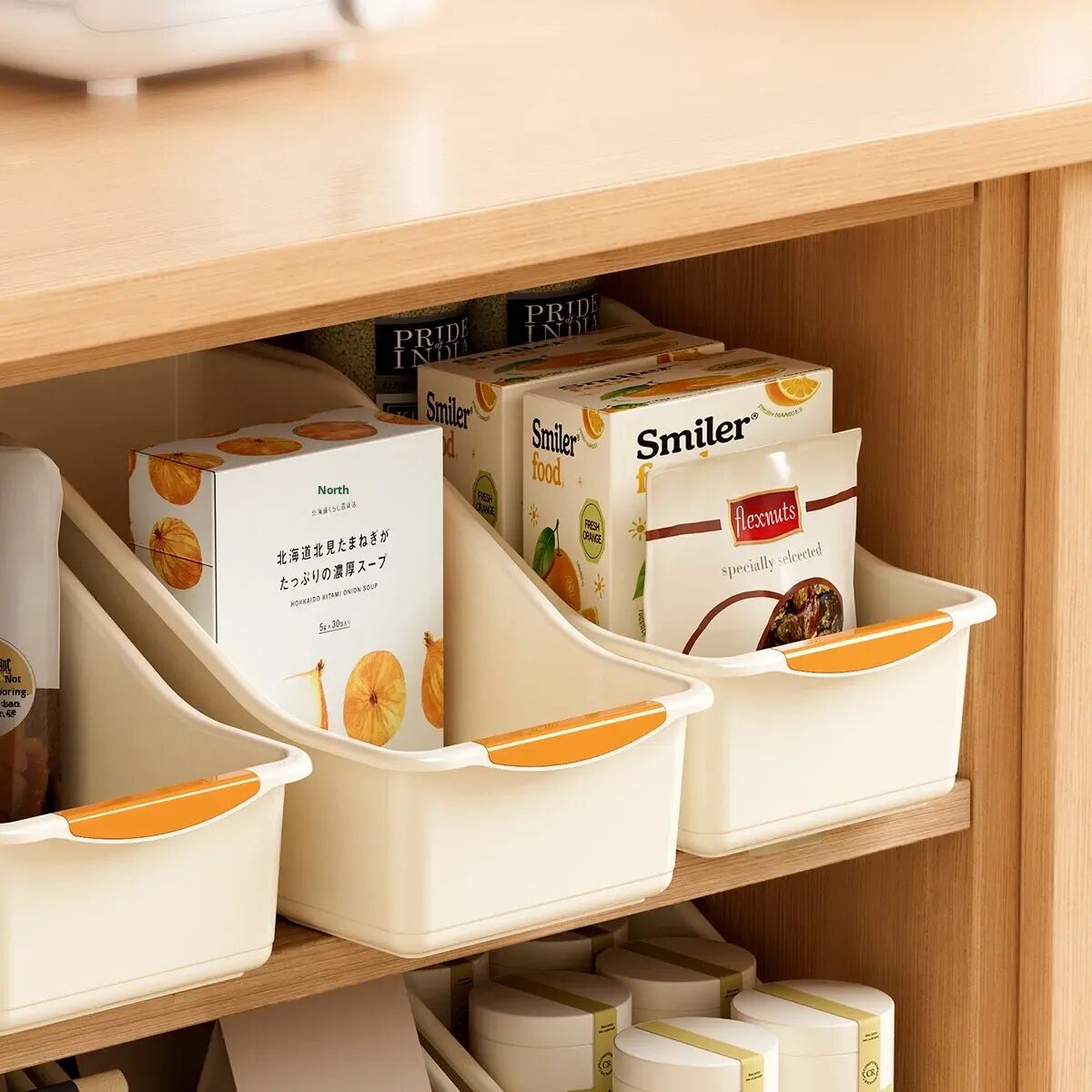 cestas plásticas multi-tamanho para armazenamento: em 2026, temperos, utensílios e ingredientes na cozinha estarão claramente classificados