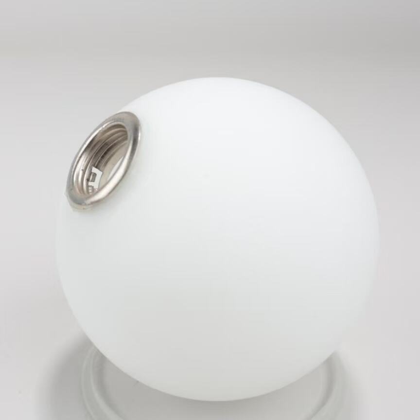 Opal White Glass Globe with G9 Thread