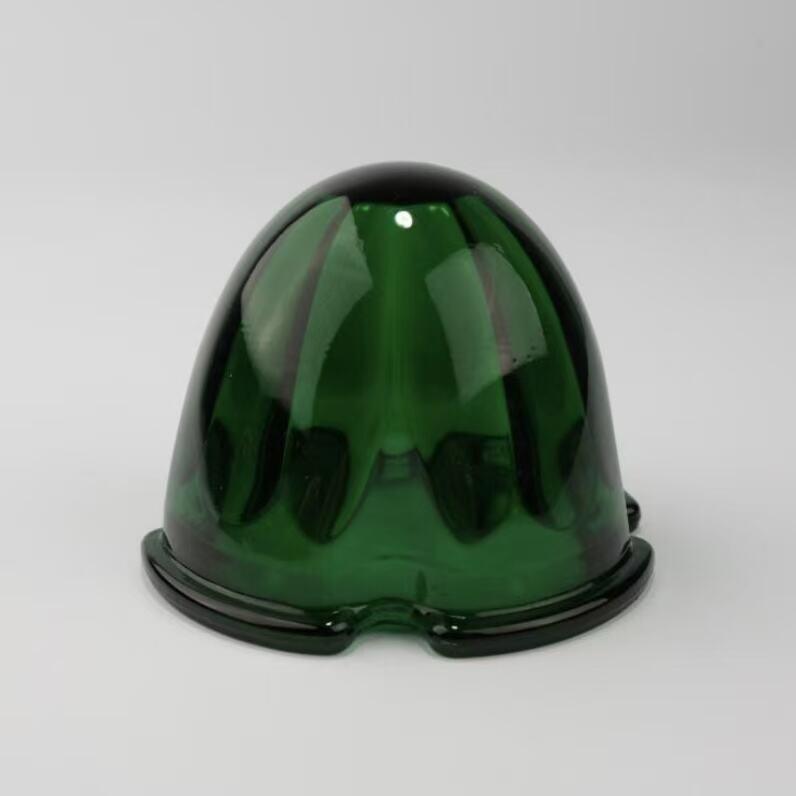 Color Pressed Glass Lampshade