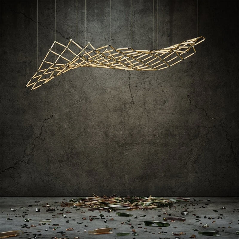 Indoor Chandelier Case - Triangular Tube