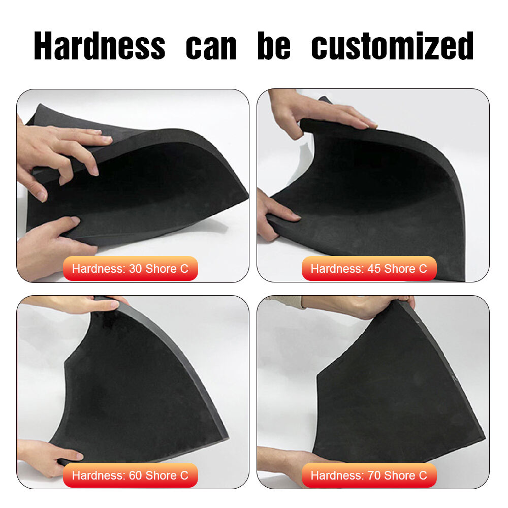 What is the hardness range of EVA foam? How does hardness affect its application?
