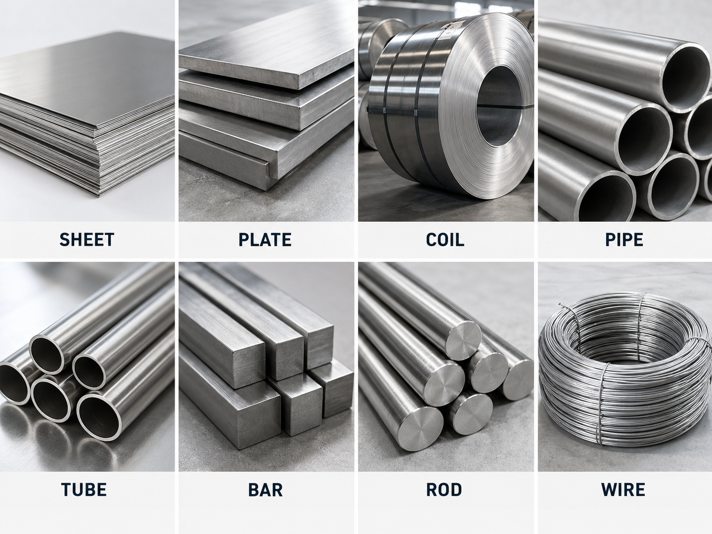 Stainless steel sheet plate coil pipe tube bar rod and wire products for industrial buyers.png