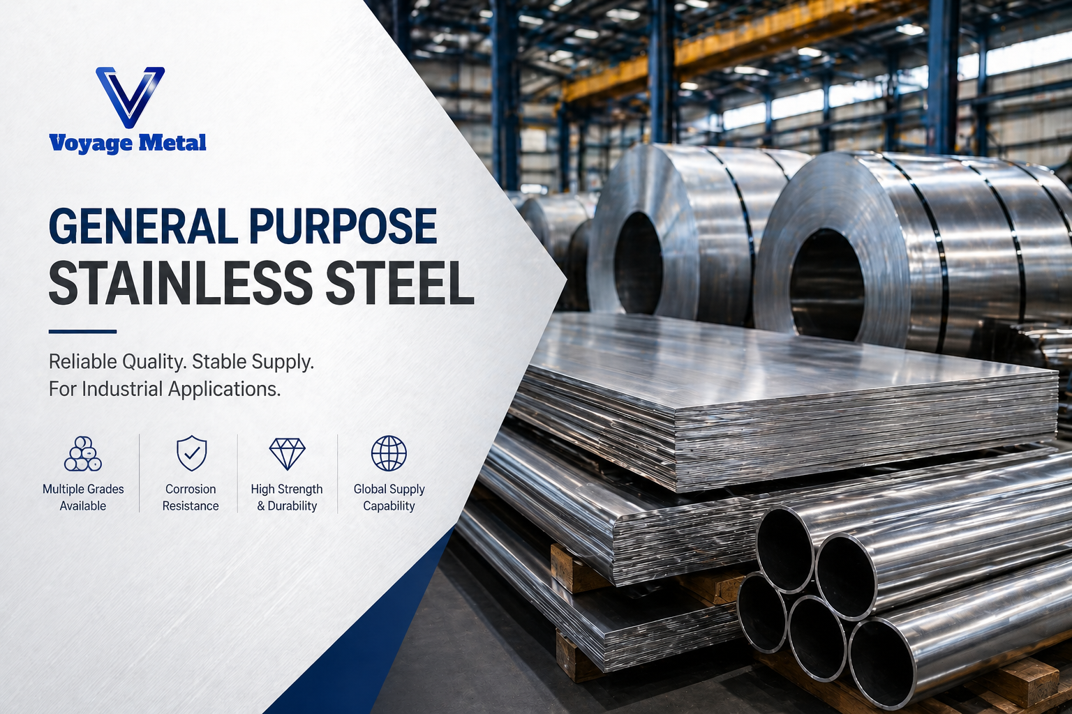 304 & 316 Stainless Steel Supplier for Engineering Use