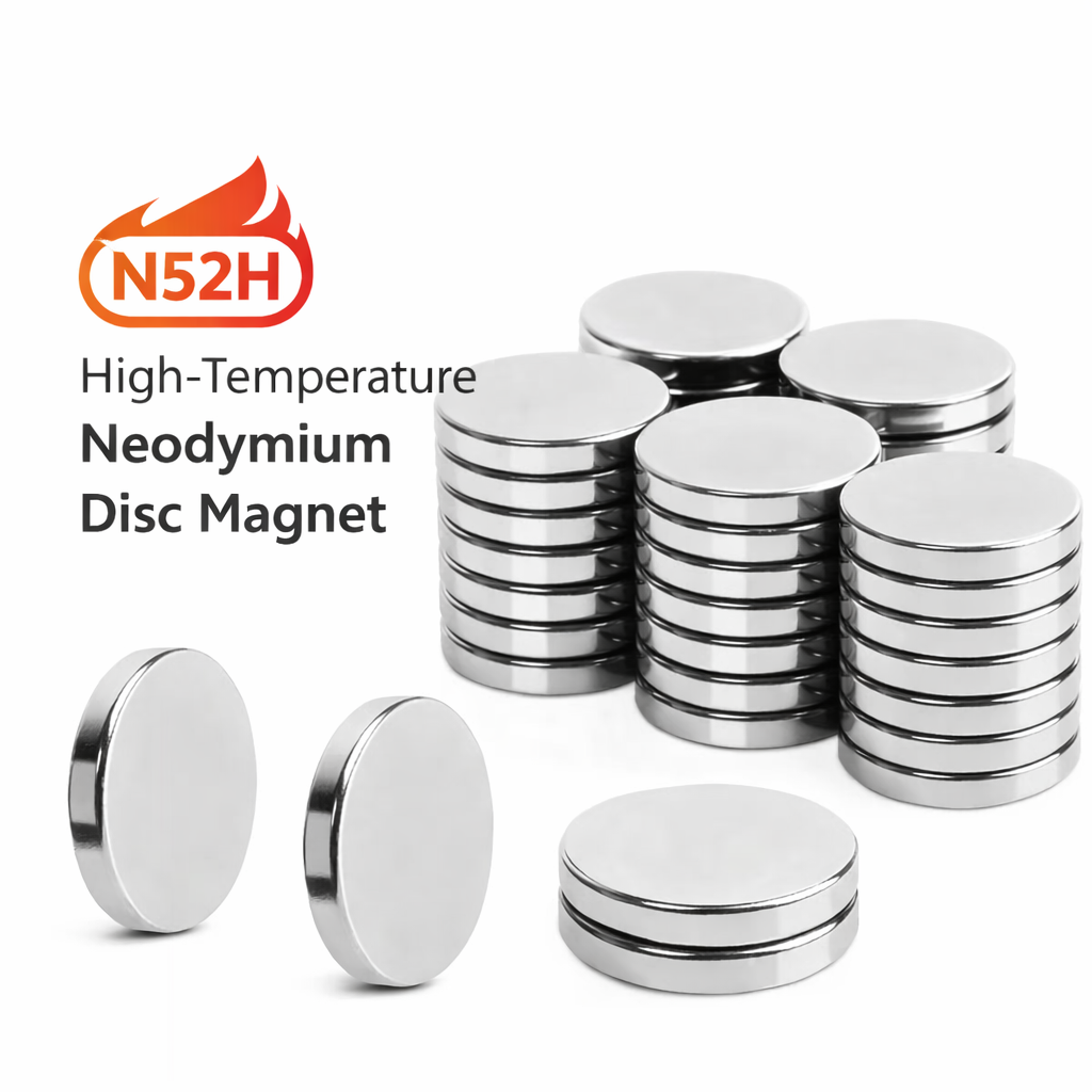 N52H High-Temperature Neodymium Disc Magnet