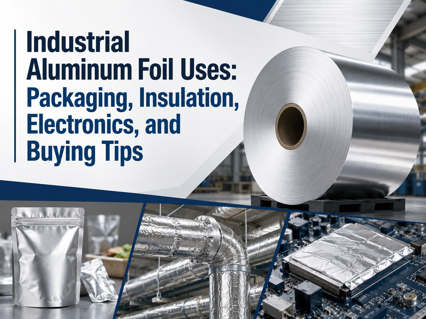Industrial Aluminum Foil Uses: Packaging, Insulation, Electronics, and Buying Tips