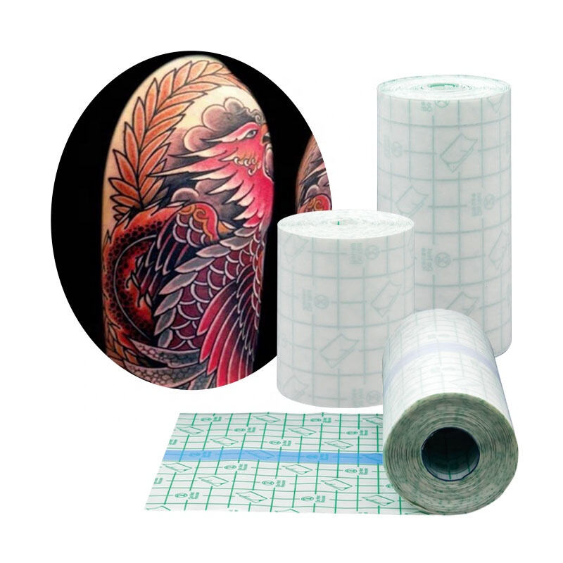 Hypoallergenic Waterproof Barrier PU Film Bandage Tattoo Aftercare PU Film Roll