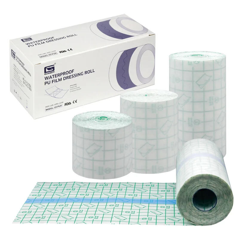 Waterproof PU Tape Roll for Medical Use - Easy-Tear Design for First Aid & Surgery