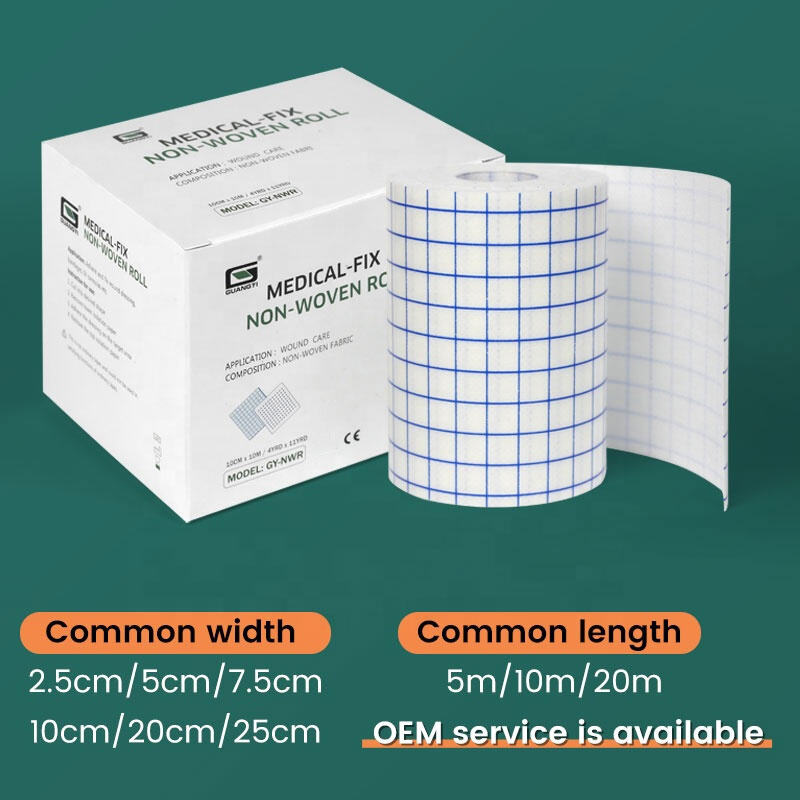 Medical Adhesives Non Woven Tape Roll Wound Dressings Bandage for Hospital Use