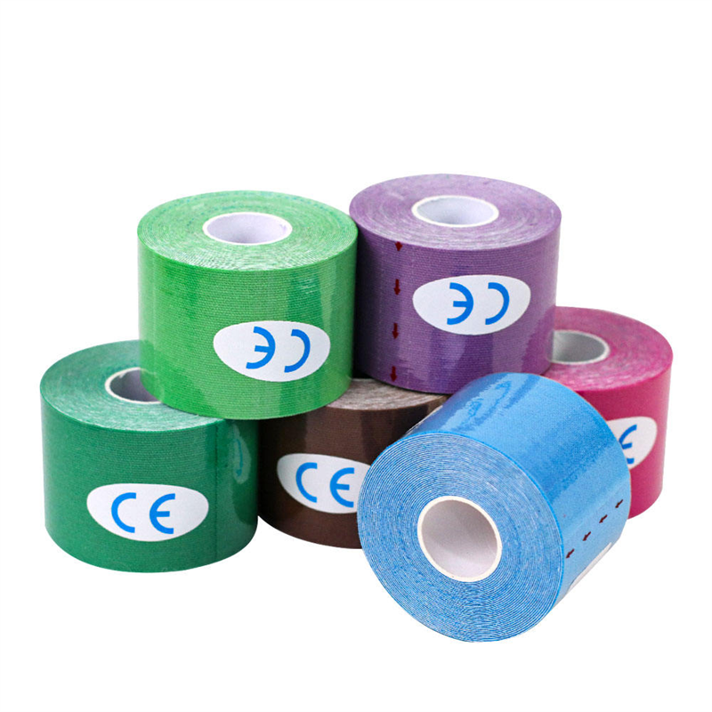 Waterproof Sports Bandage Therapy Muscle Physiotherapy Orthopedics Support Athletic Elastic Breathable Cotton Kinesiology Tape