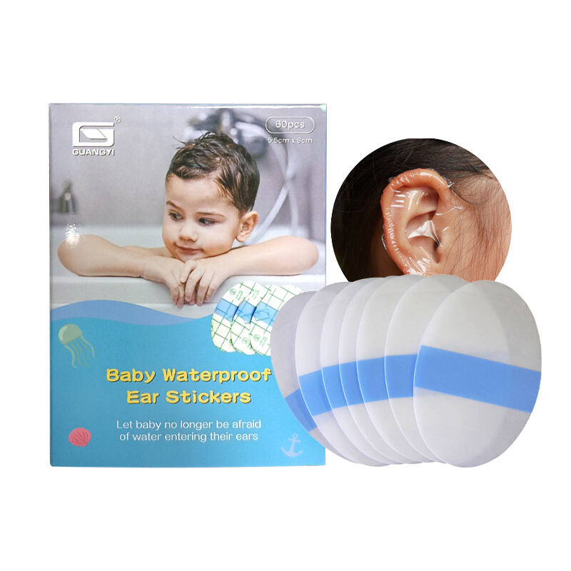 OEM PU Film Protection Adhesive Patch Baby Waterproof Ear Stickers for Children