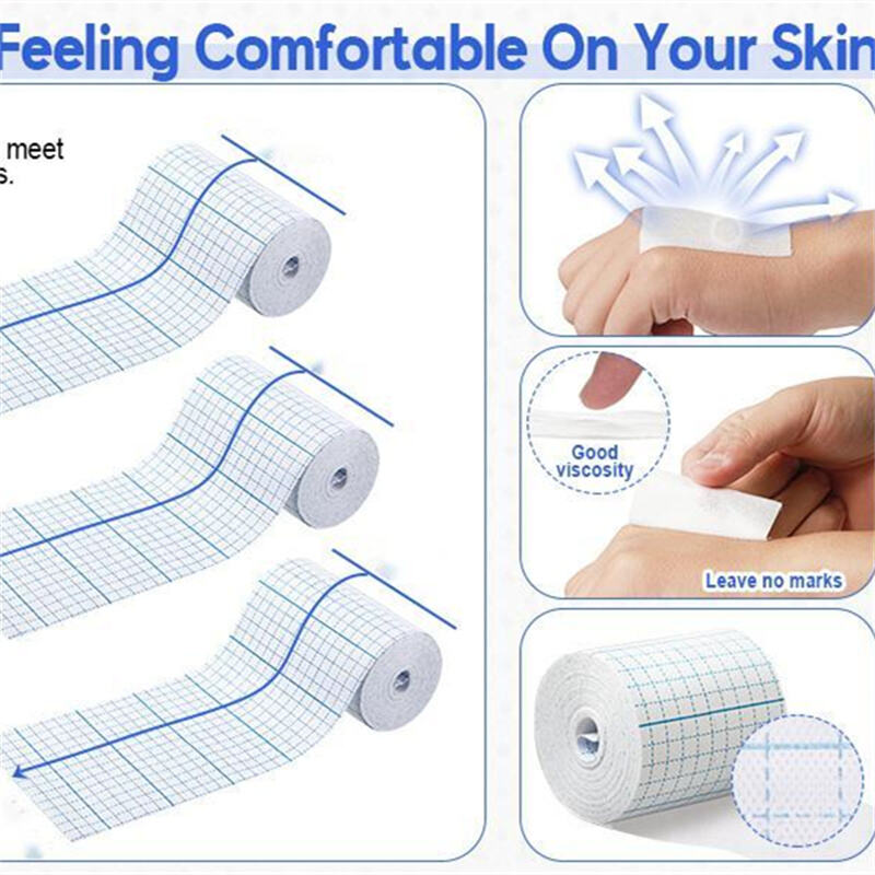 Medical Tape Catheter Fixing Tape Non-Woven Wound Dressing Cover Medical Raw Material