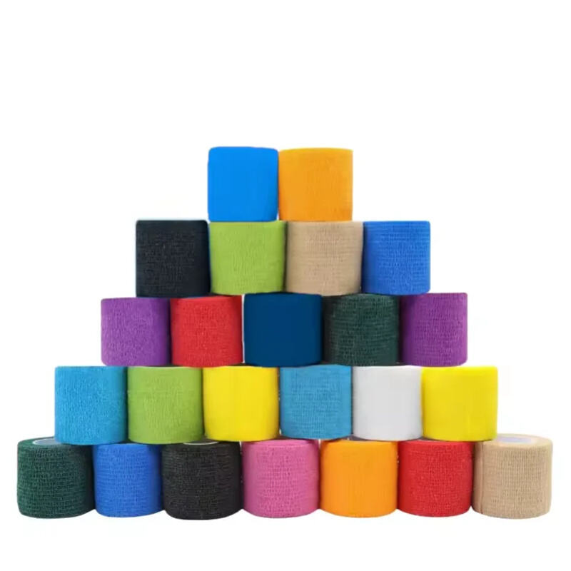 Self-Adhesive Bandage Wrap - Elastic & Breathable for First Aid & Sports