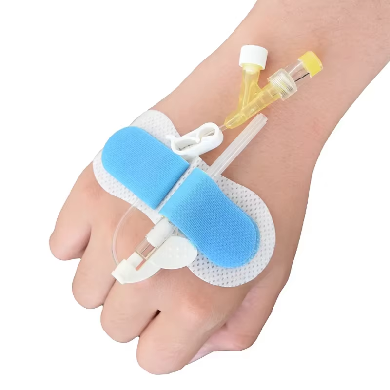 Universal Catheter Tube Holder with Legband Stabilization Device Self-Adhesive Wound Dressings for Secure Fixing of Catheter