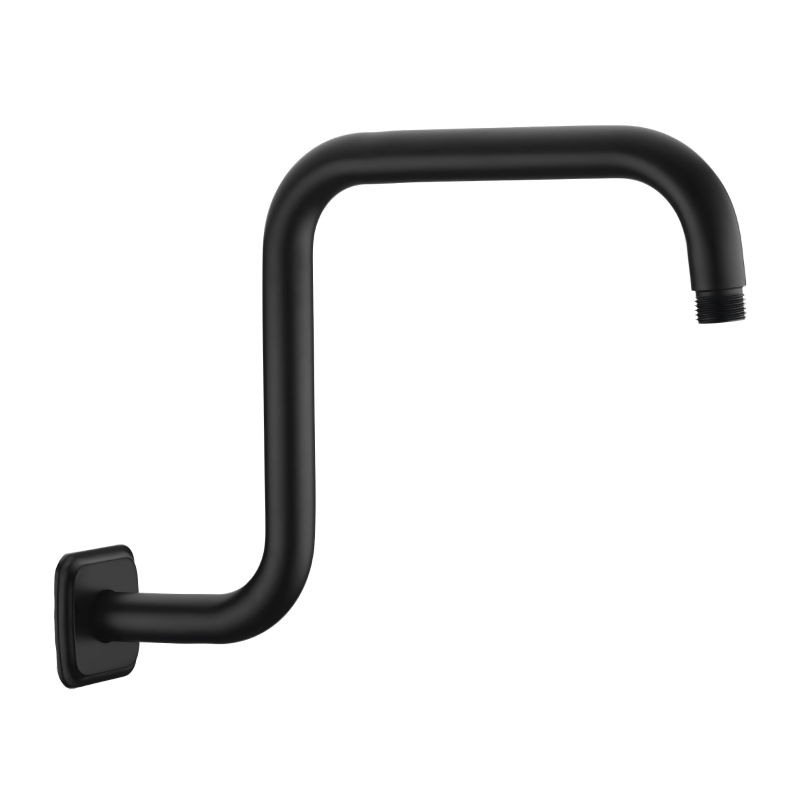 Chrome Plated Long Shower Arms | Metal Factory Direct (No Rust, Hotel Bathroom, Heavy-Duty)